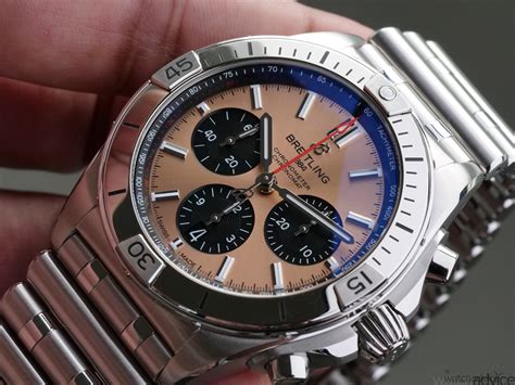 breitling b01 roman numerals|breitling chronomat 42 review.